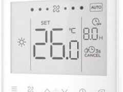 Termostat, Midea, KJRP-86A/BMFNKD-E, pentru ventiloconvector pardoseala